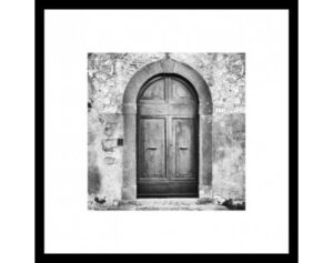 Rámovaný obraz Oblúkové dvere 50x50 cm